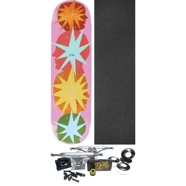 Uma Landsleds Skateboards Star Head Buddies Skateboard Deck - 8.5" x 32.5" - Complete Skateboard Bundle